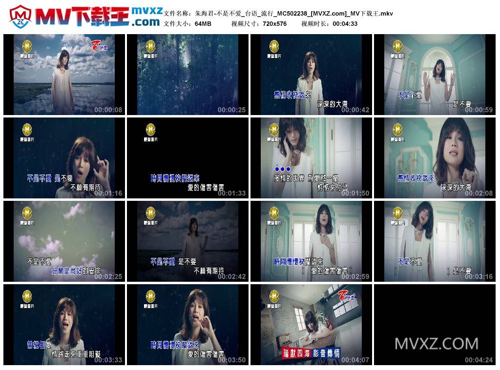 朱海君-不是不爱_台语_流行_MC502238